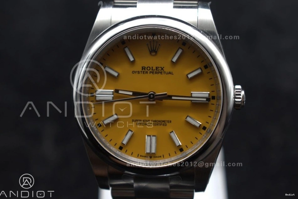 Oyster Dial 1:1 41mm 124300 Clean Best Edition 904L Yellow Steel MultiPurpose 937 VR Perpetual 0718